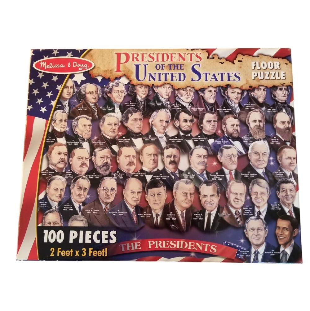 Melissa and Doug Presidents of The United States Floor Puzzle